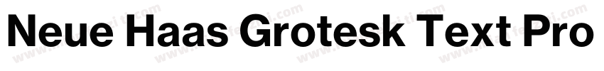 Neue Haas Grotesk Text Pro Regular字体转换